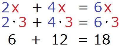Variablen rechnen Beispiel 2 Lösung Grafik 2