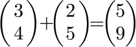 Vektor Addition Beispiel 1 in der Ebene