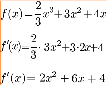 Vorzeichenwechselkriterium Extrempunkt Beispiel 1 Lösung erste Ableitung