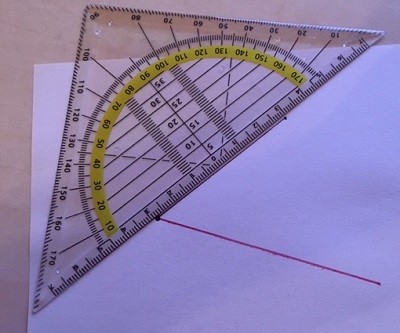 Winkel zeichnen Beispiel 3