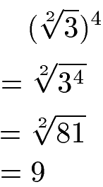 Wurzelgesetze Potenz Beispiel