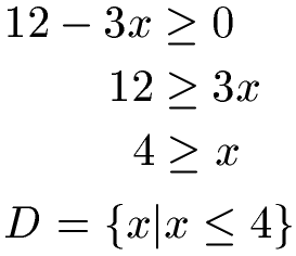 Wurzelgleichungen Beispiel 1 Definitionsmenge