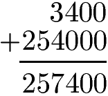 Zehnerpotenzen Addition Beispiel Teil 3