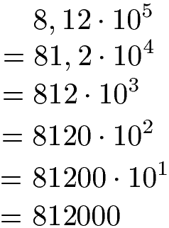 Zehnerpotenzen große Zahlen Beispiel 2