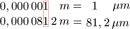 Zehnerpotenzen kleine Zahlen Beispiel 1 Teil 2