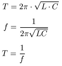 Elektrischer Schwingkreis Formel