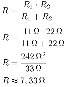 Widerstand Beispiel 3 Lösung