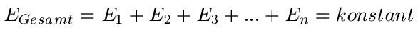 Energieerhaltung + Energieeerhaltungssatz Erklärung