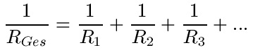 Parallelschaltung Formel Widerstände